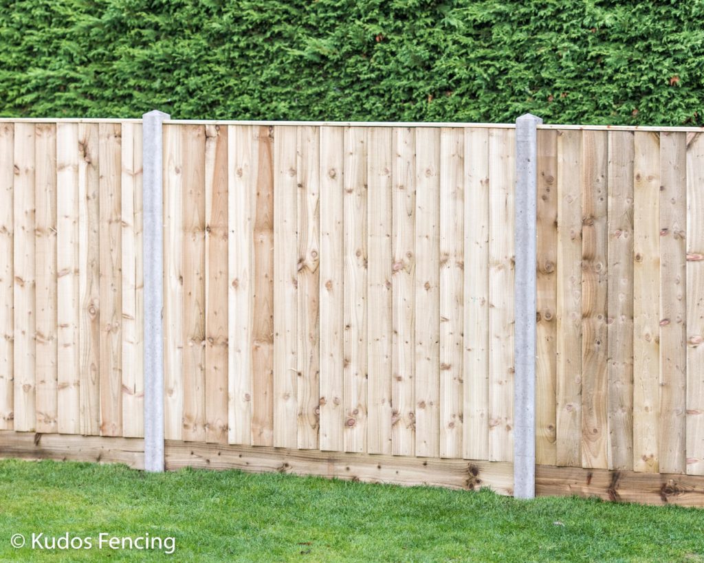 Closed Board Panel Fencing, Concrete Post Kudos Fencing Ltd