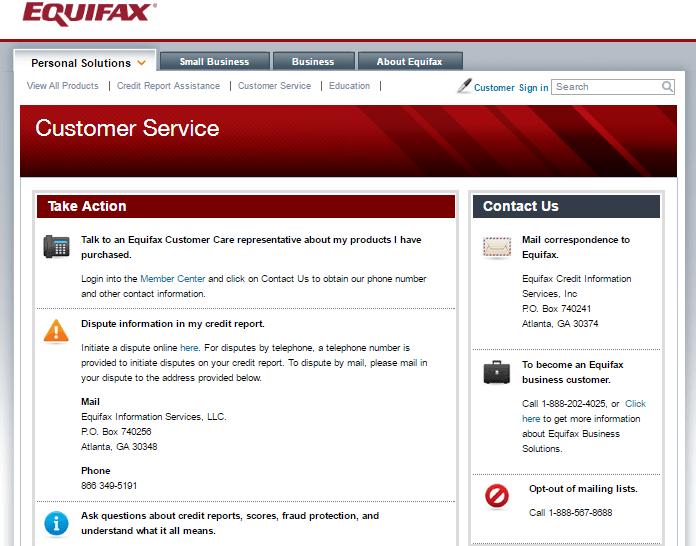 Equifax Phone Numbers Contact Equifax Customer Service