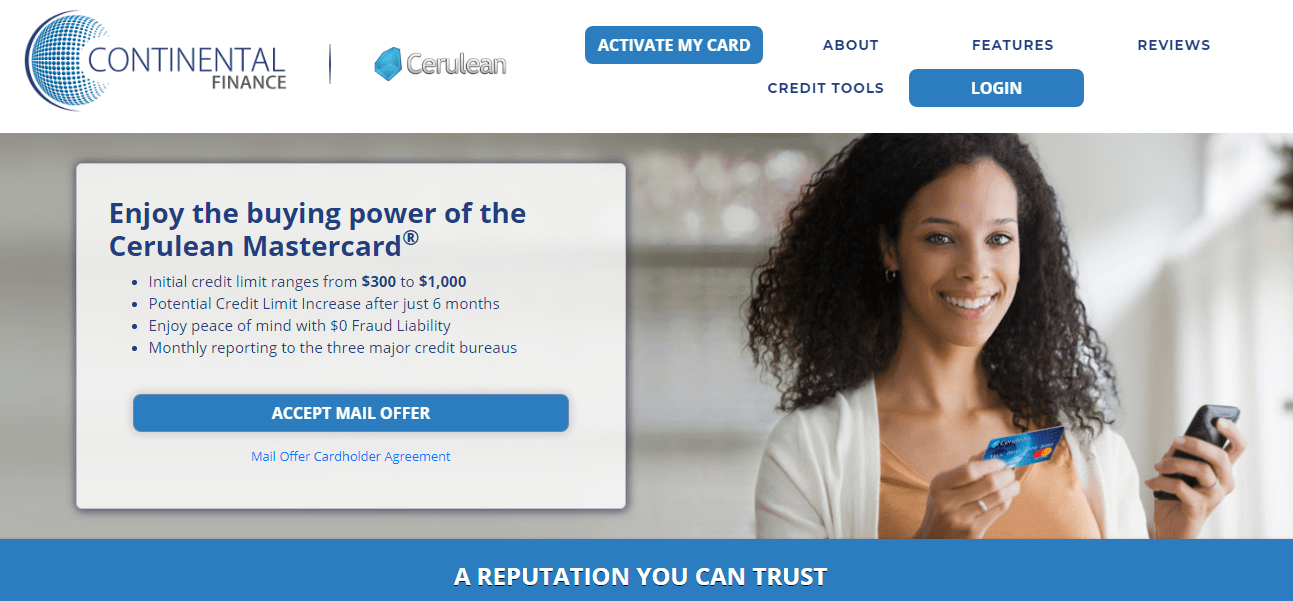 Cerulean Credit Card Payment Options