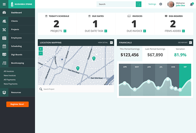 Land Surveyors Project Management Software KudurruStone
