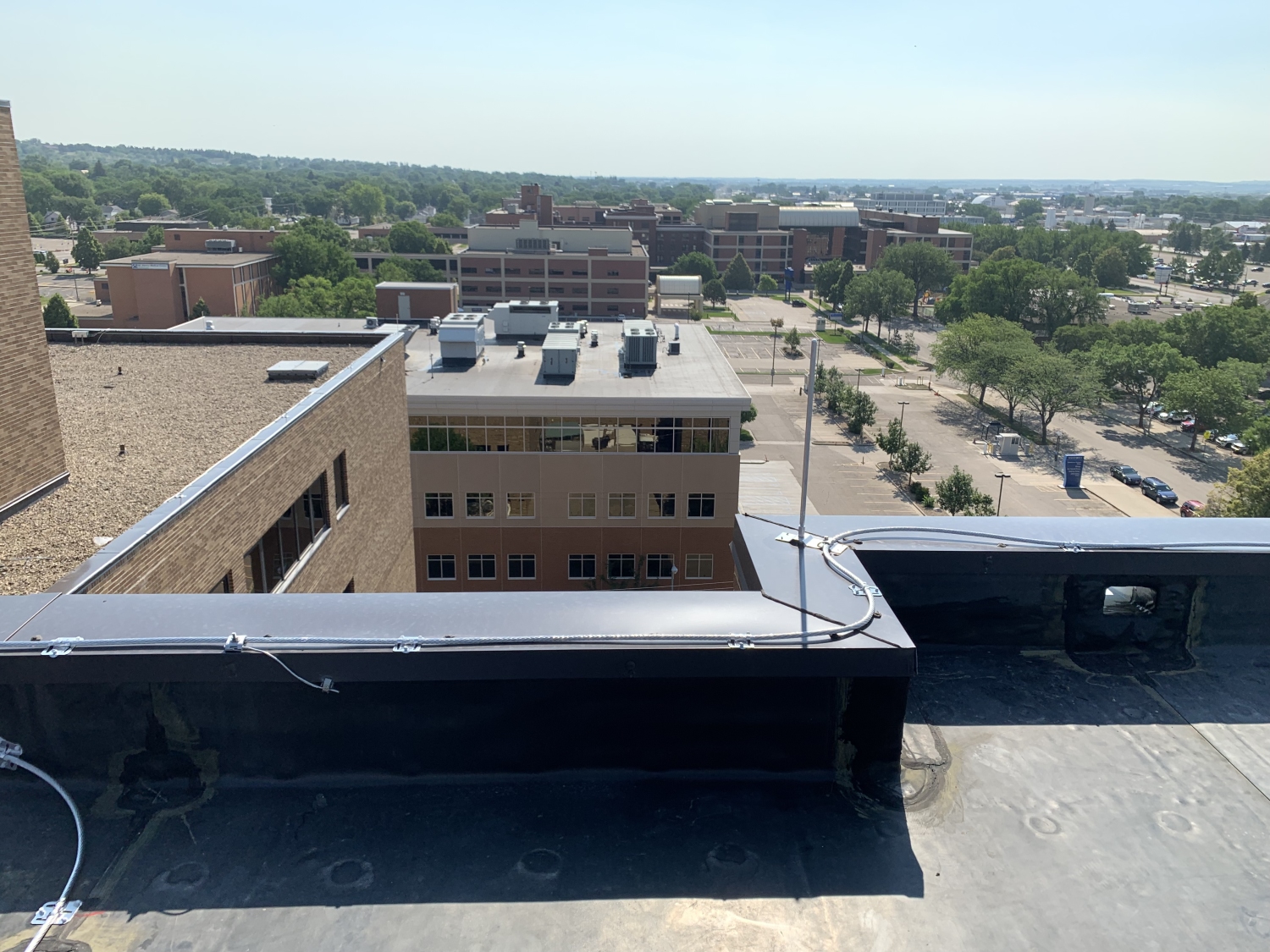 Commercial Lightning Protection Rooftop Examples Kuefler Lightning