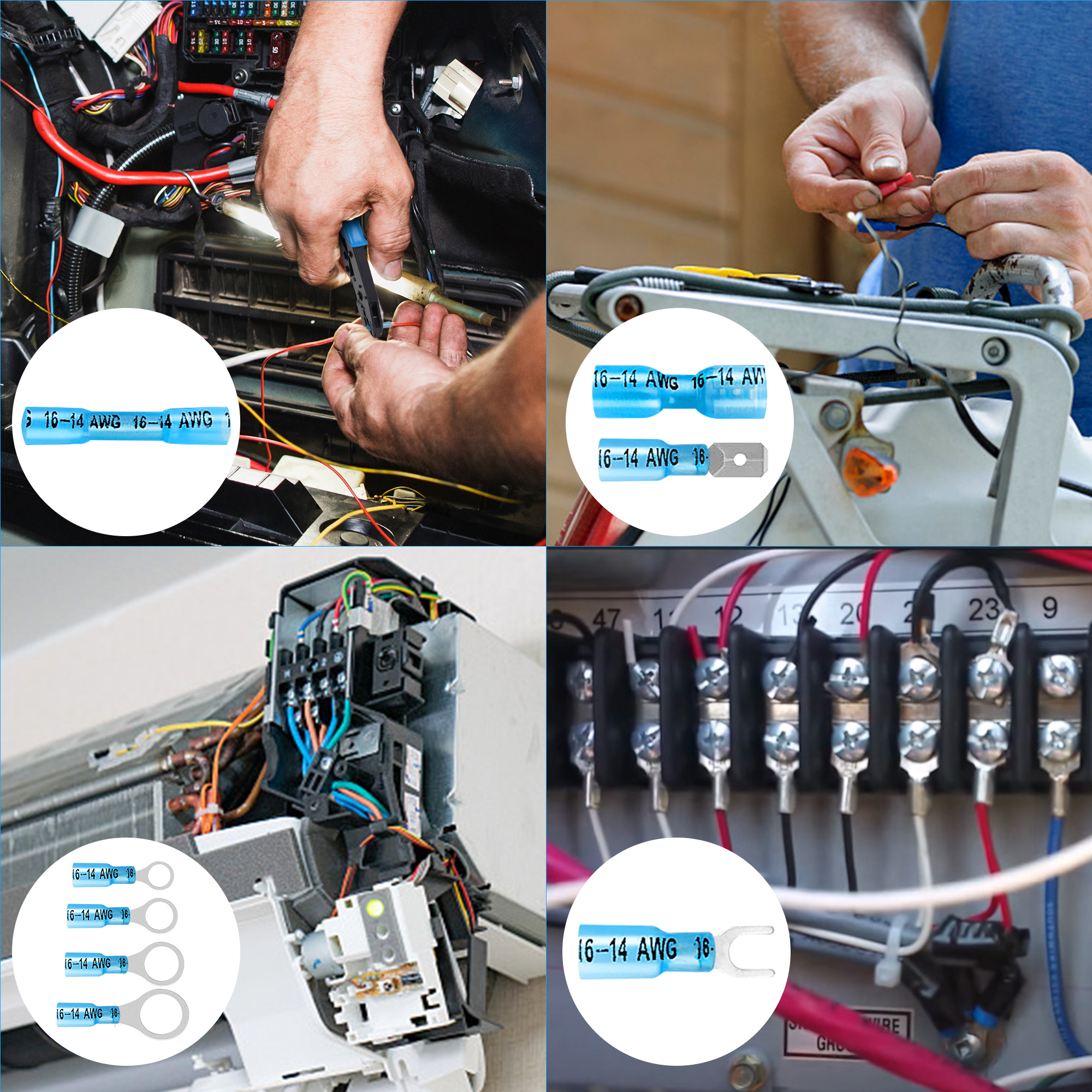 Kuject 320 PCS Heat Shrink Wire Connectors, Multipurpose Waterproof