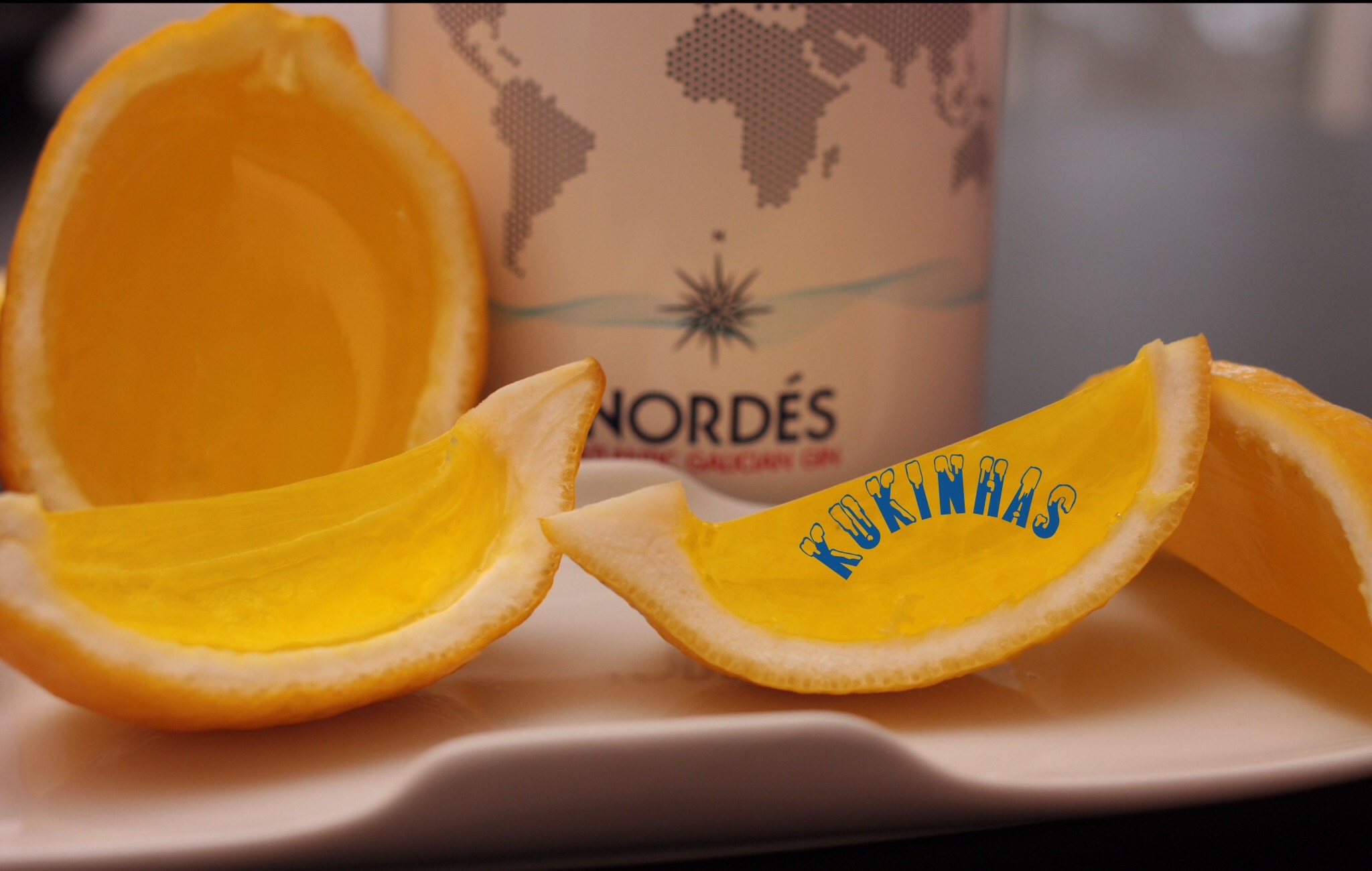 Xelatina de Gin Tonic / Gin Tonic jelly shots Kukinhas