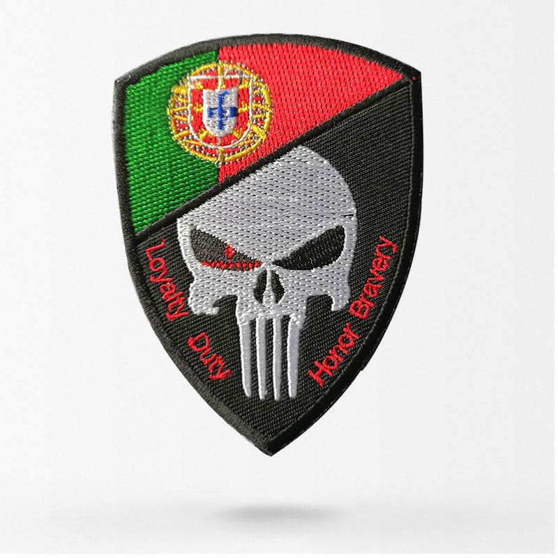Portugal Skull Flag Patch Kula Tactical