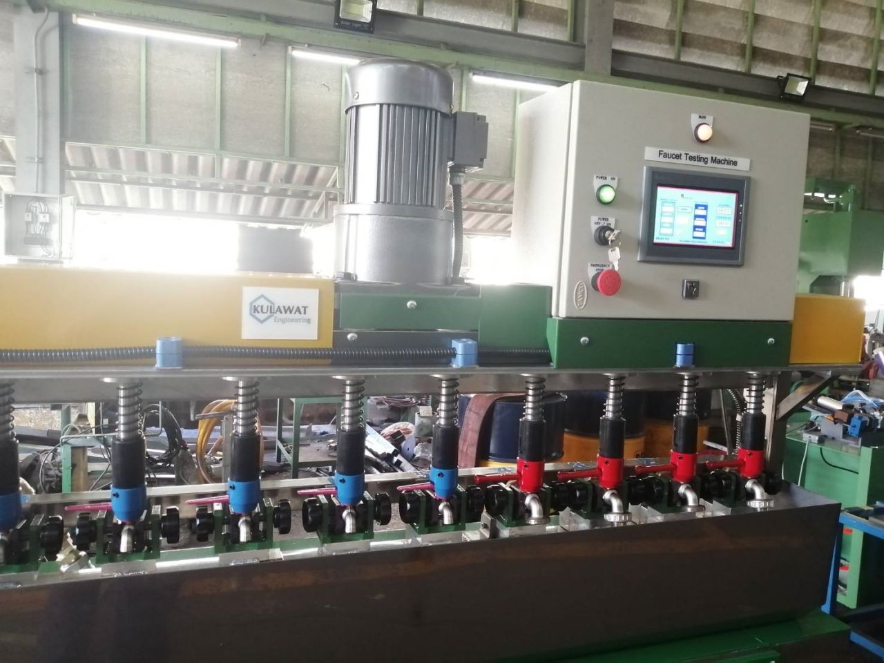 Water Faucet Testing Machine กุลวัฒน์ เอ็นจิเนียริ่ง รับออกแบบ