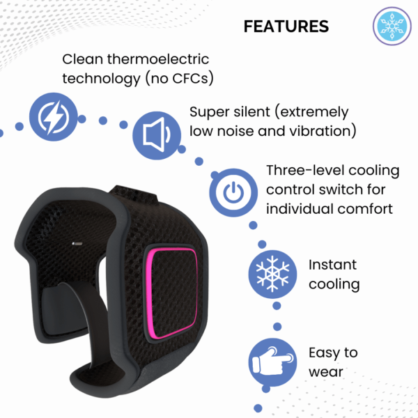 Cooling Wristband for Hot Flashes Kulkuf
