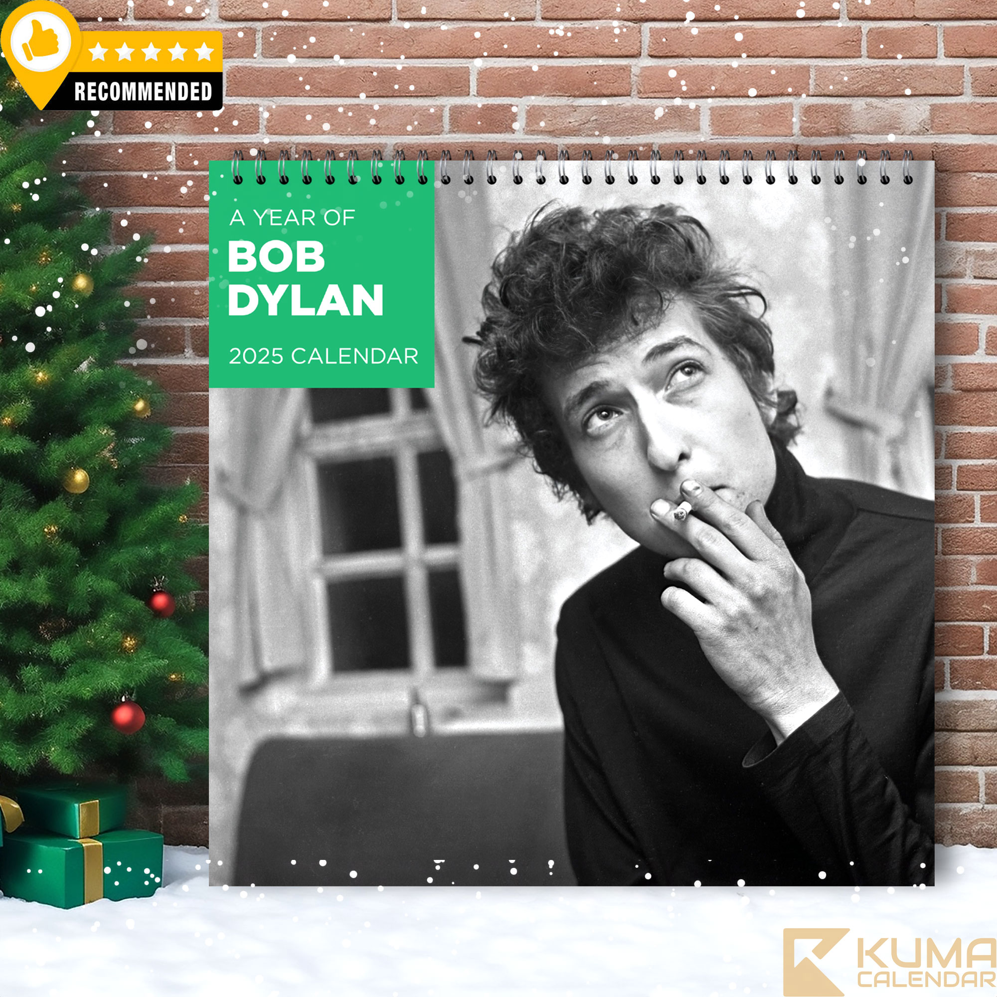 Bob Dylan 2025 Calendar Legendary Tribute for Music Fans