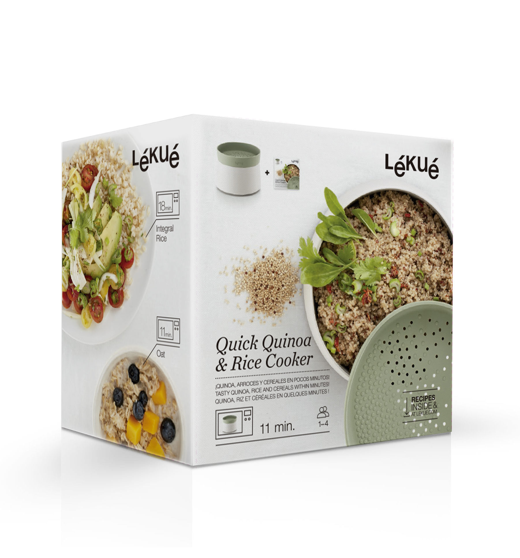LEKUE Quick Quinoa & amp Rice Cooker Kumala