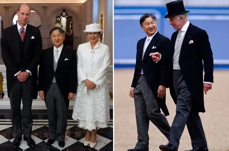 A Royal Reunion King Charles III and Emperor Naruhito Lasting