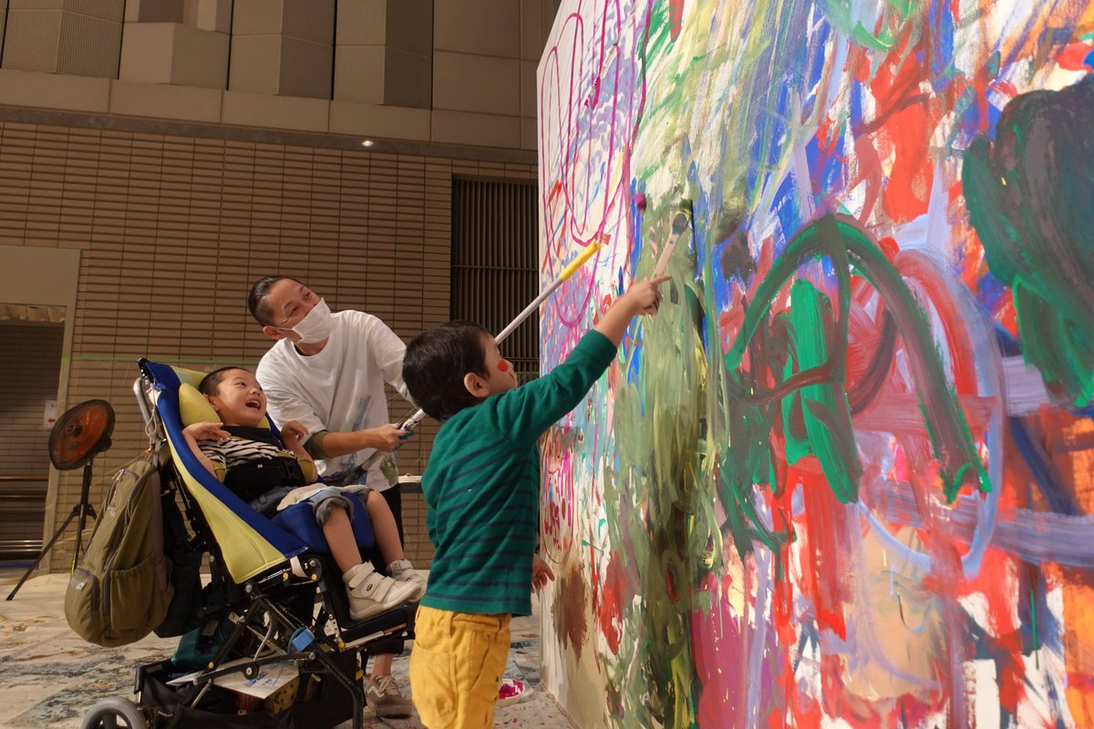 9/3(土)、障害者スポーツ文化センター横浜ラポールにて「KENSUKETAKAHASHI アートワークショップ2022 MURAL