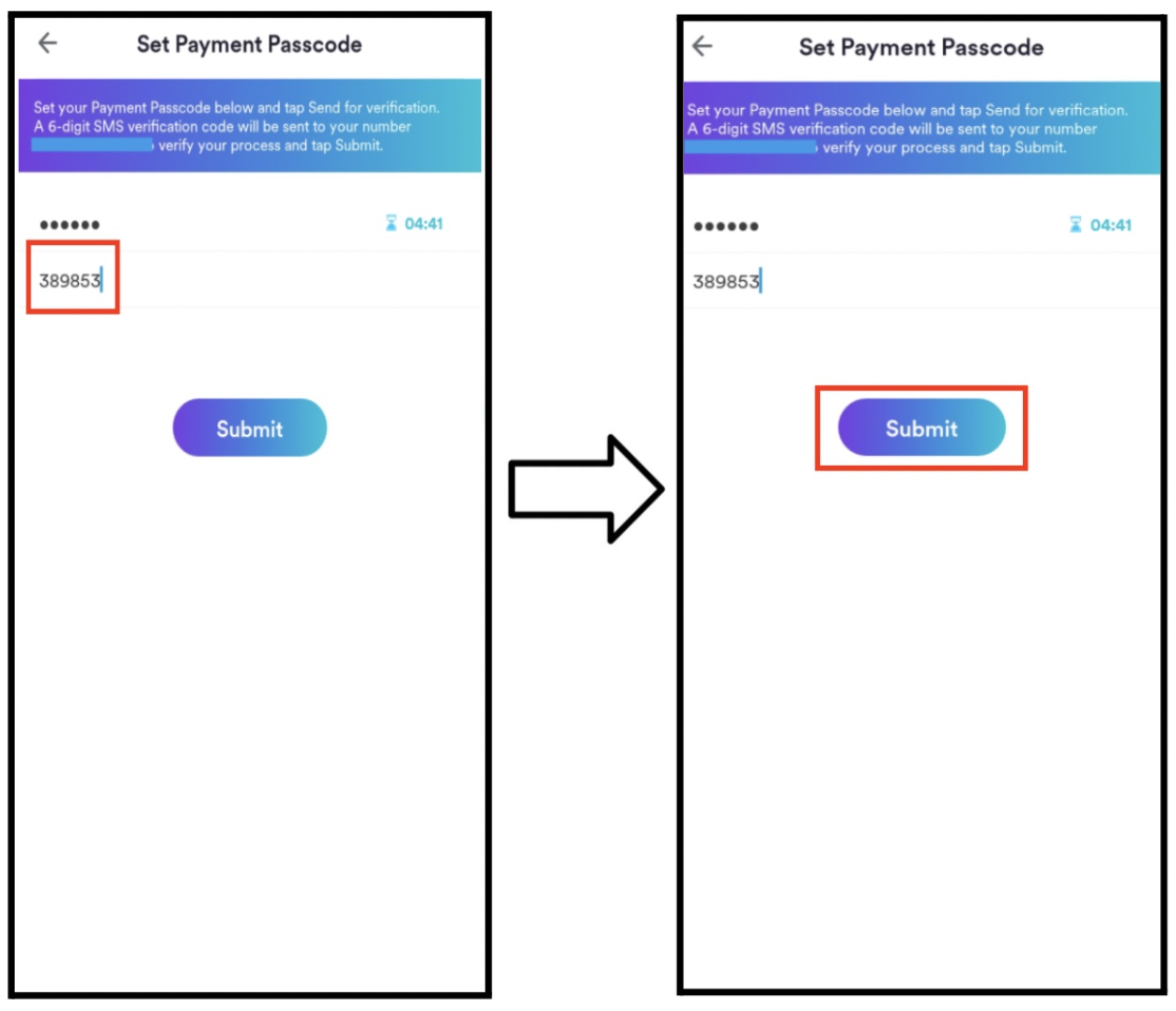 How to Set up Wallet Information and Passcode Kumu