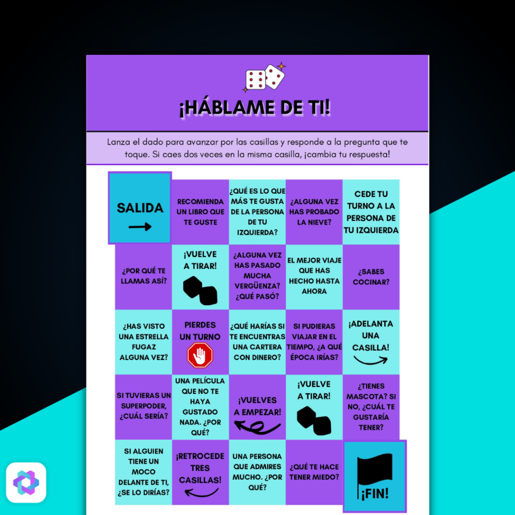 Juego 'Háblame de ti'