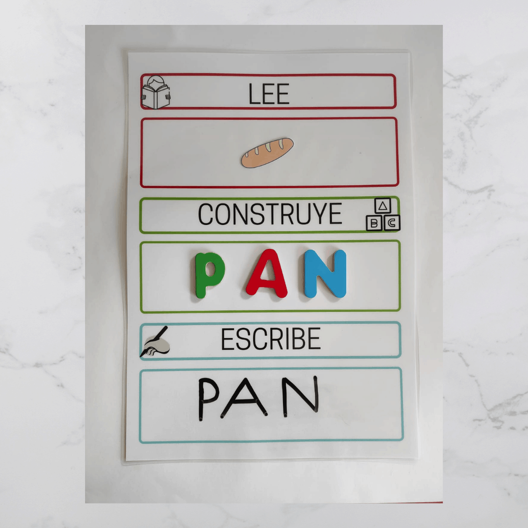 LEE, CONSTRUYE, ESCRIBE