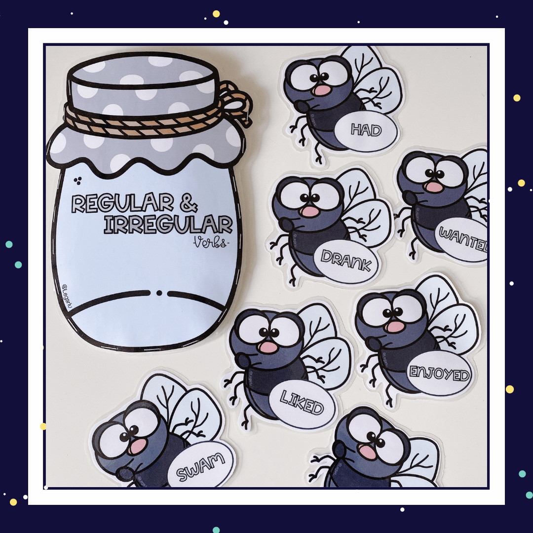 PAST SIMPLE REGULAR AND IRREGULAR VERBS (FLIES)