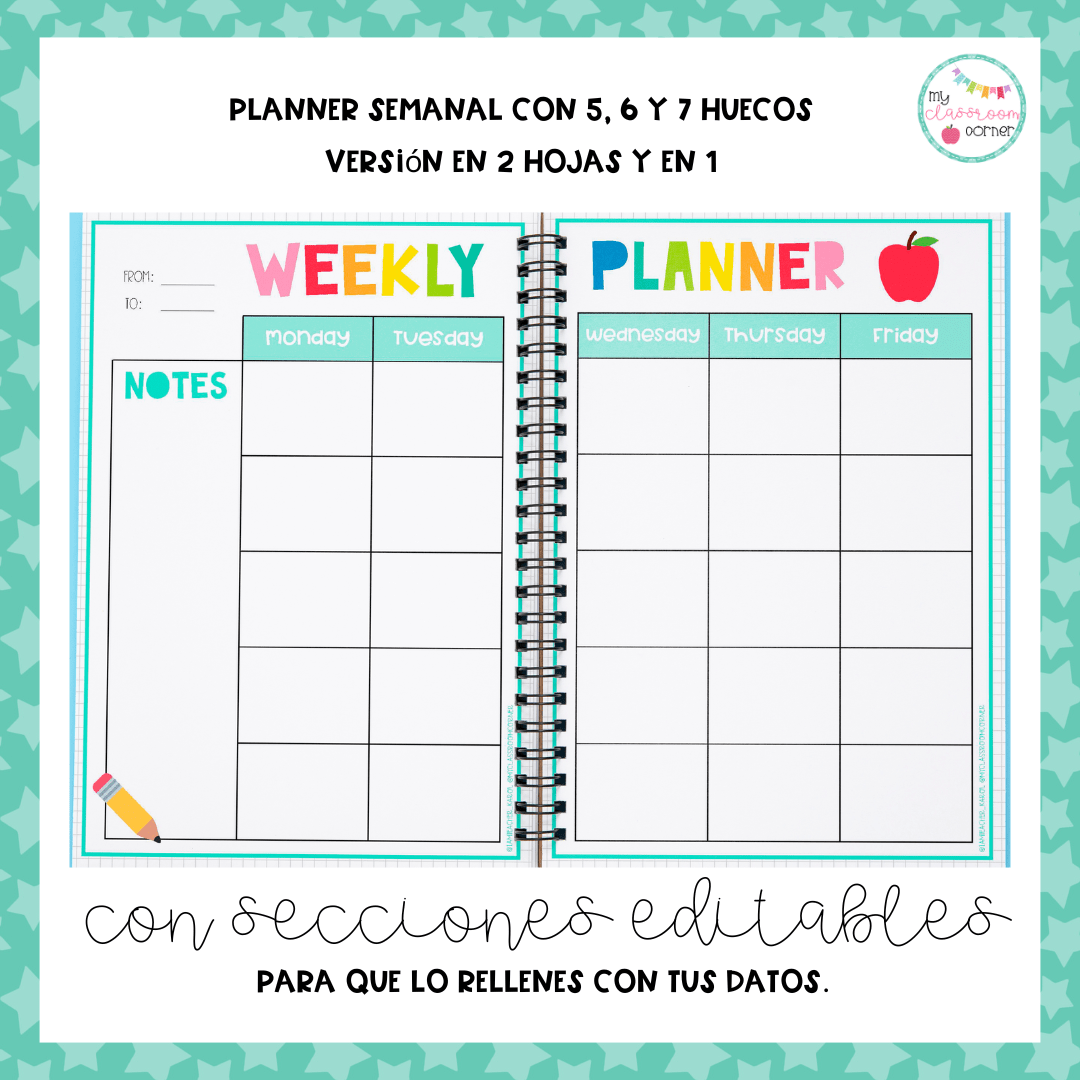 TEACHER PLANNERS 2022/23