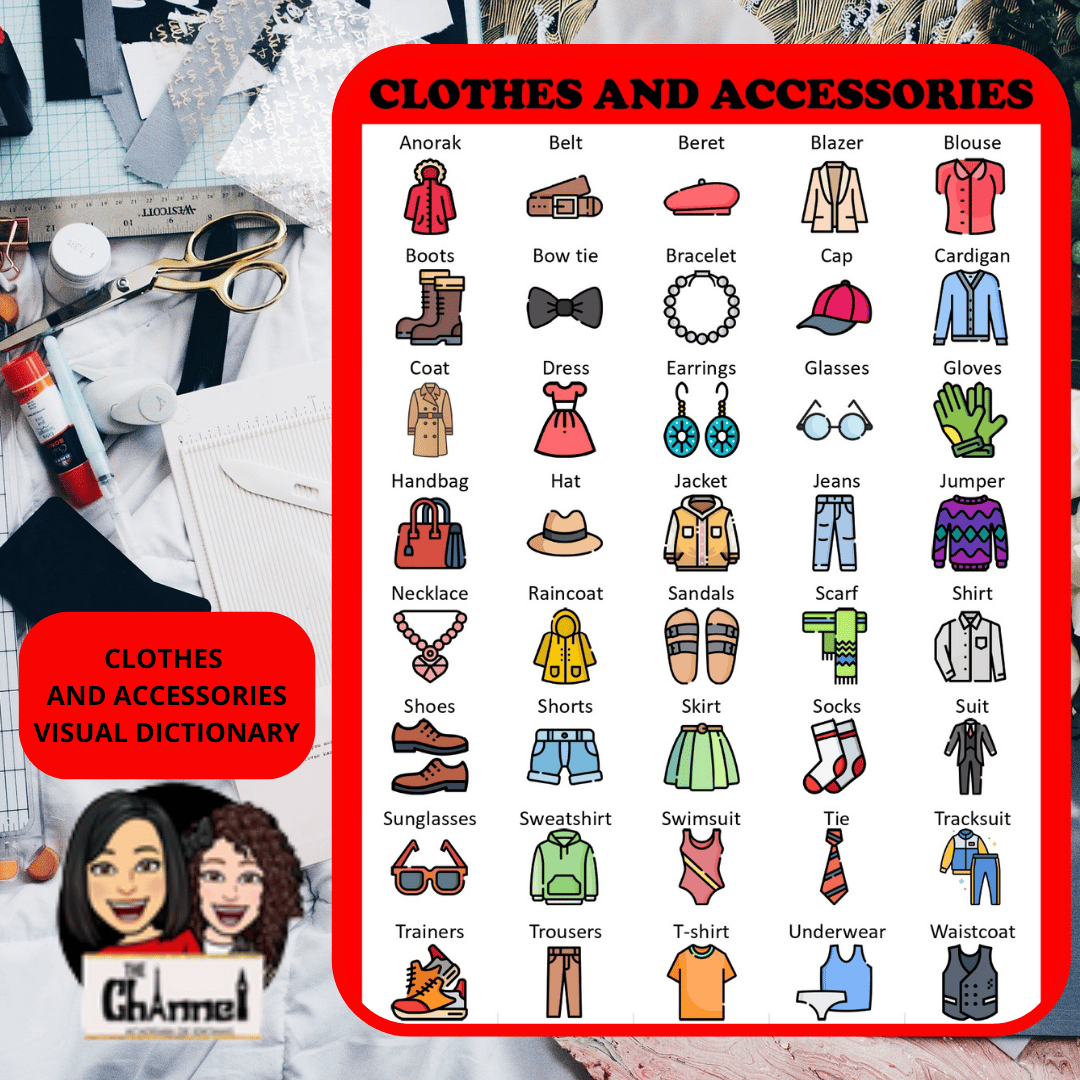 Clothes and Accesories Visual Dictionary