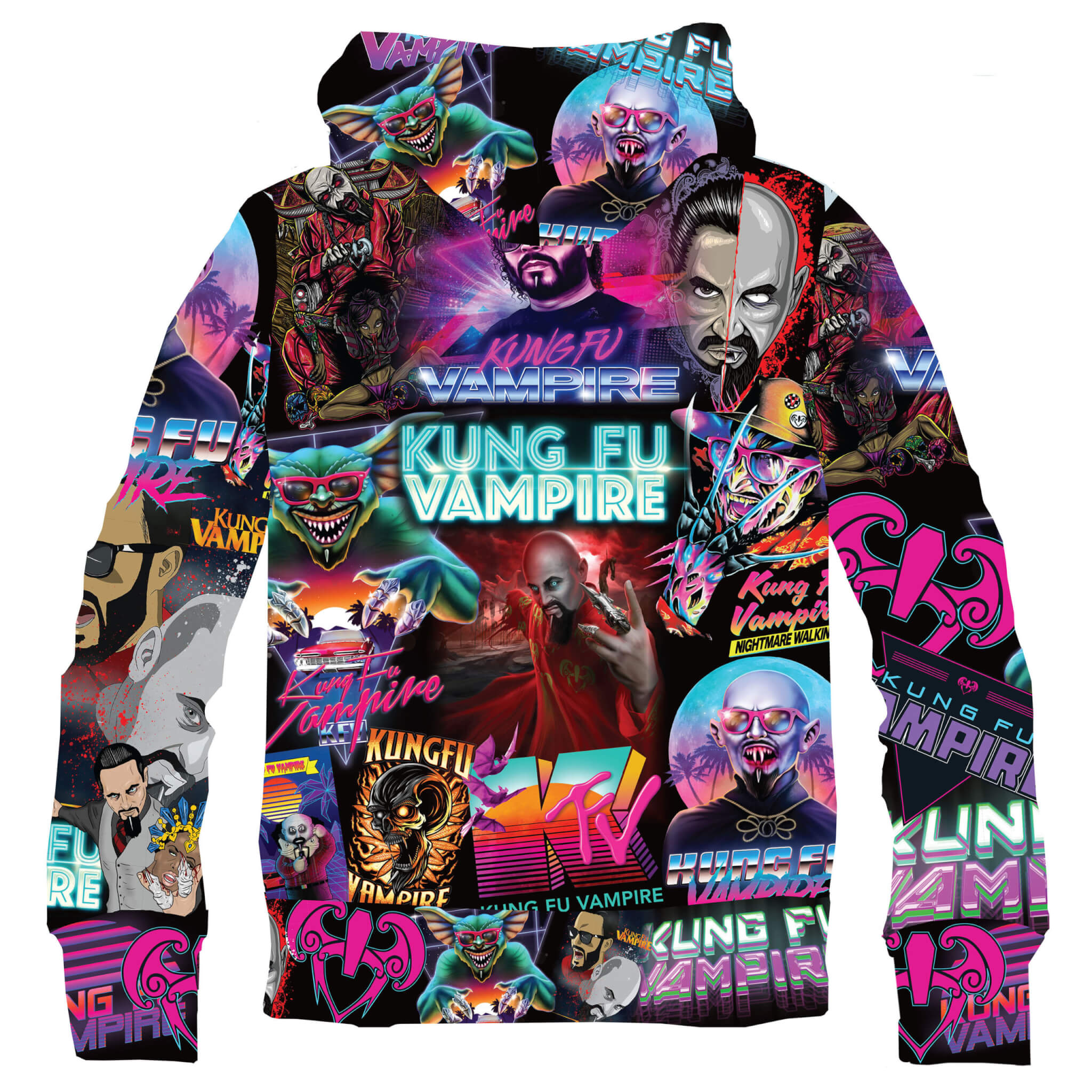 Collage Hoodie2021 Kung Fu Vampire