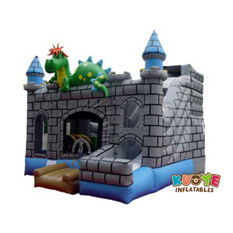 CB024 Dragon Castle Playhouse Inflatable Combo KUOYE Inflatables