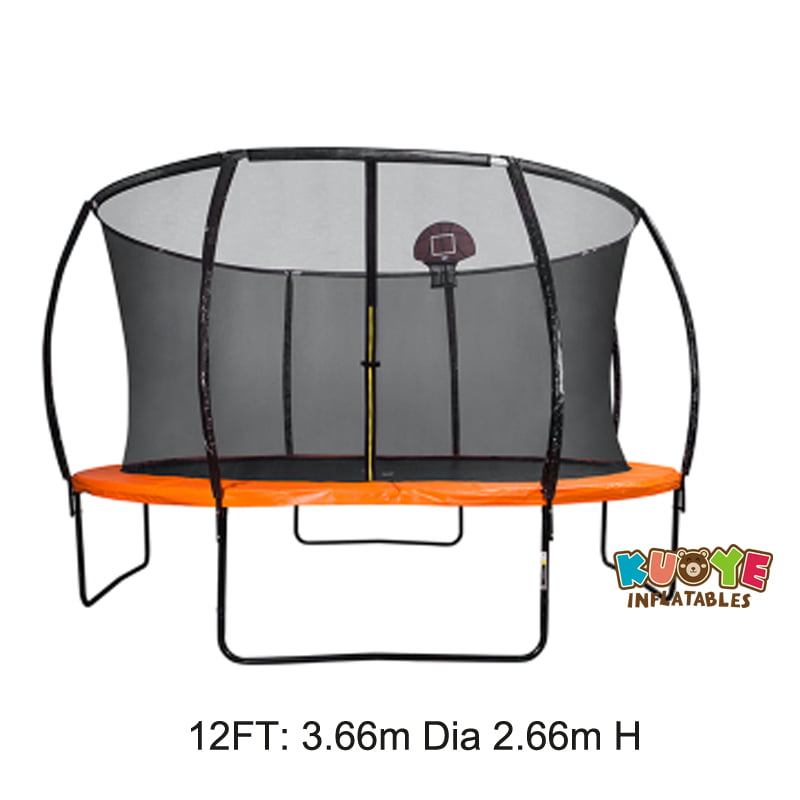 T004 Garden Trampoline with Basketball Hoop KUOYE Inflatables