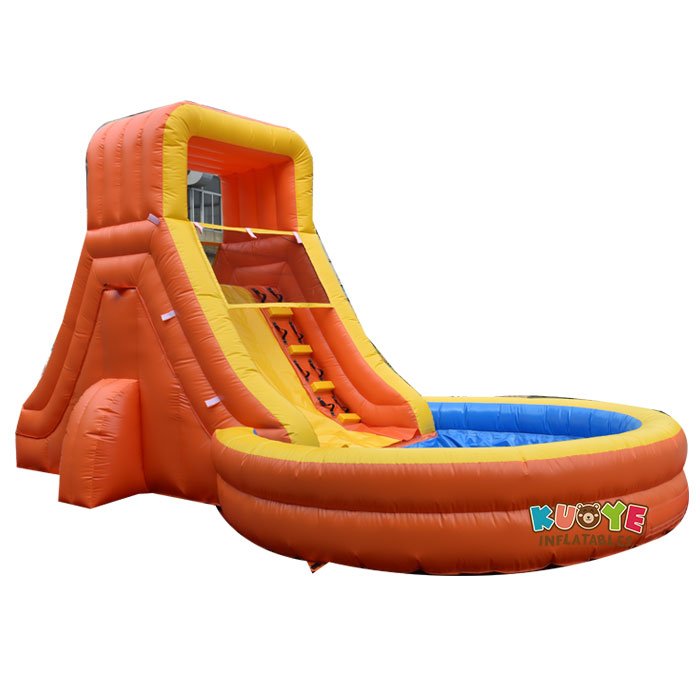 WS108 Small Water Slide In Garden KUOYE Inflatables