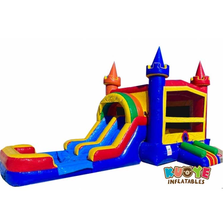 CB259 Rainbow Castle Combo with Pool KUOYE Inflatables