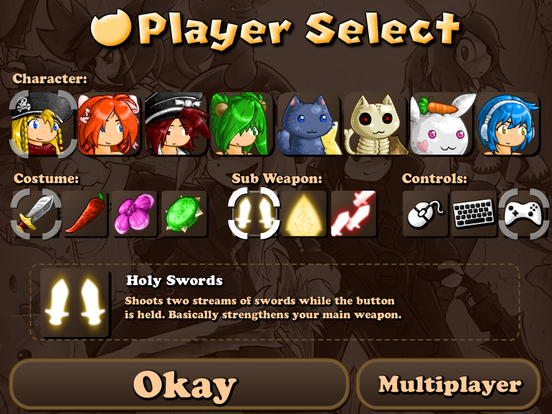 BH2 New Player Select Screen Kupo Games
