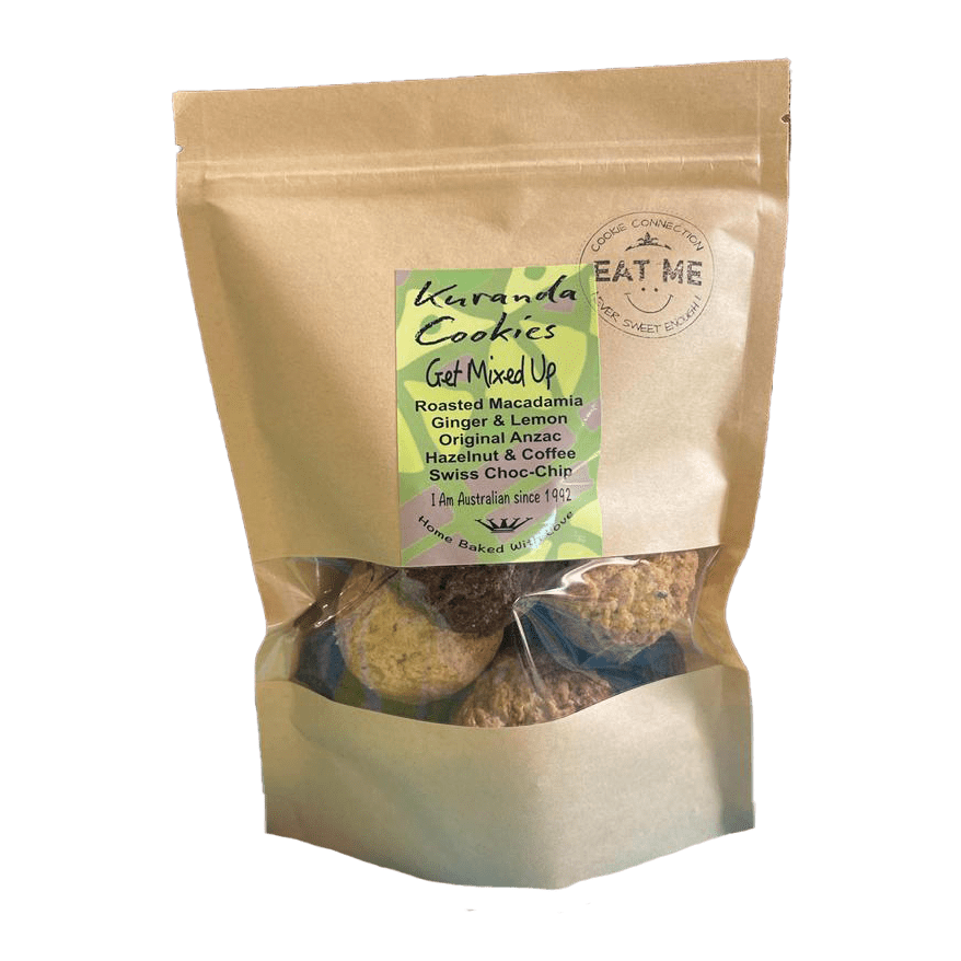 Mixed Flavours Bag 180g Kuranda Cookies