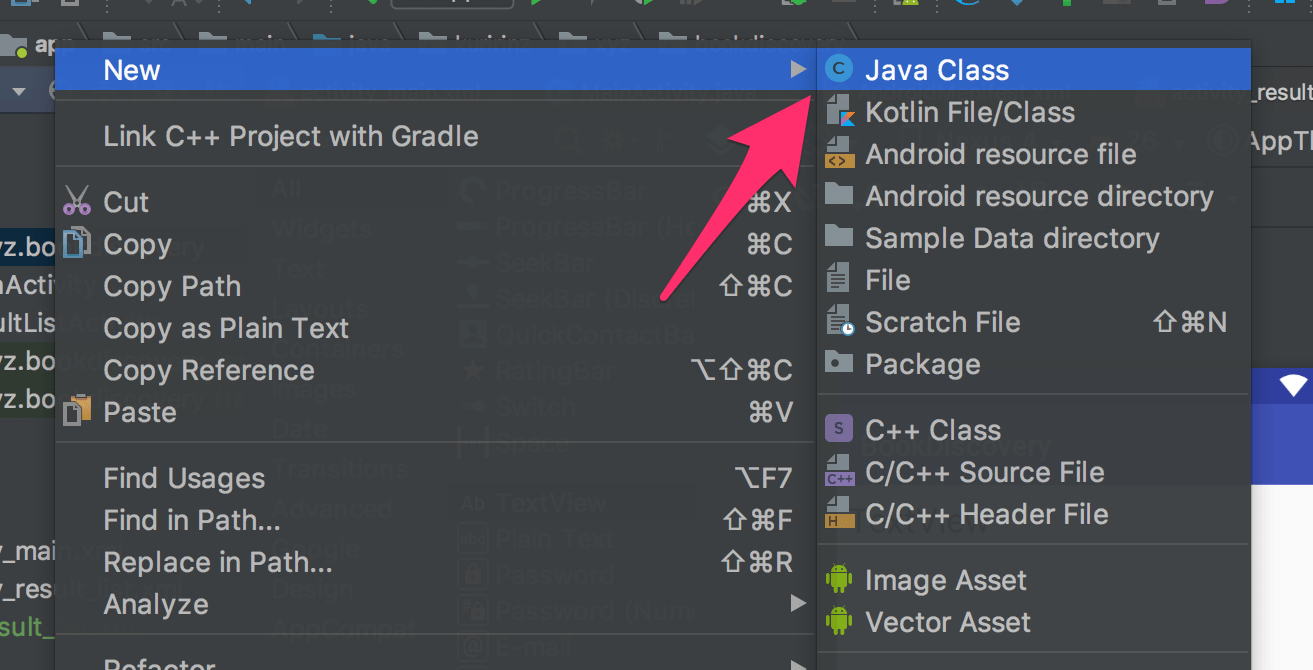 検索結果一覧画面の作成 Android programing getstart