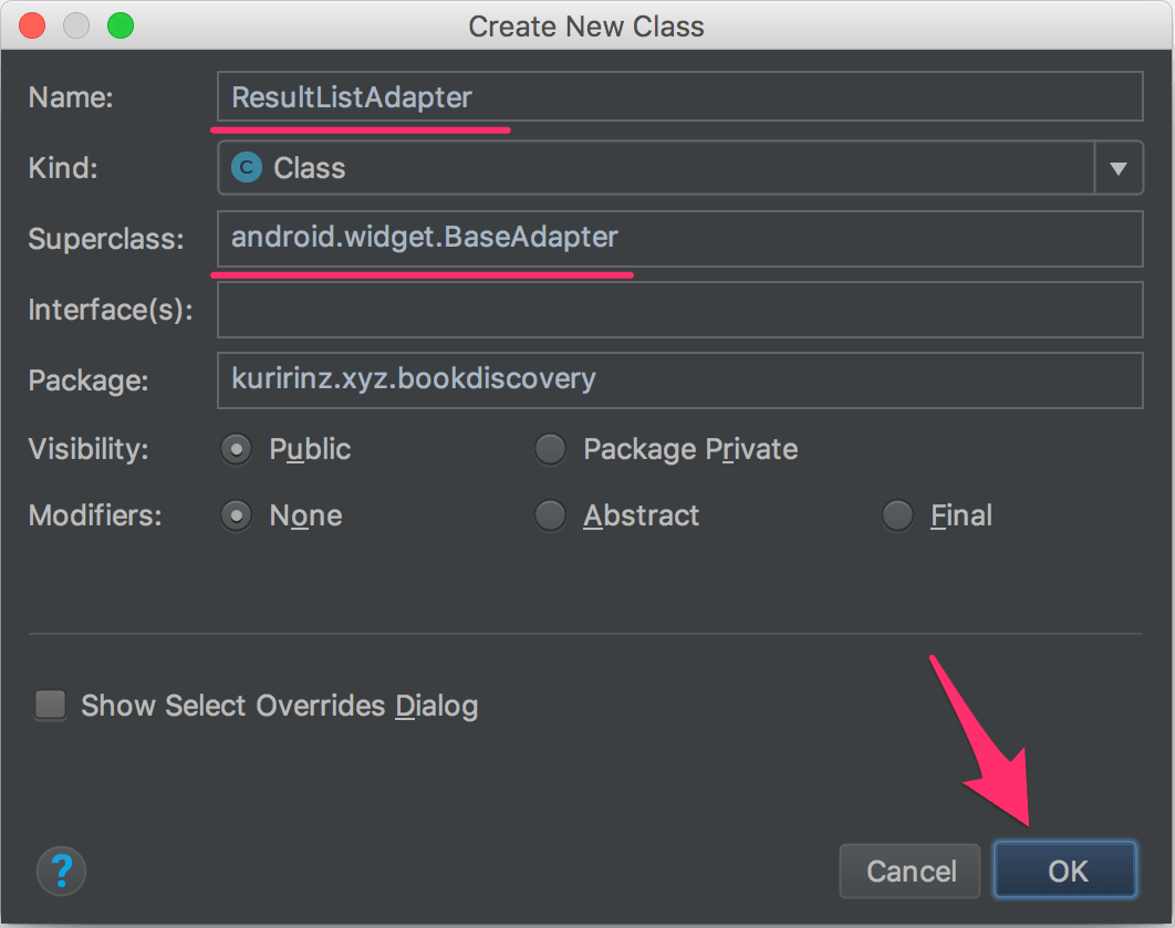 検索結果一覧画面の作成 Android programing getstart