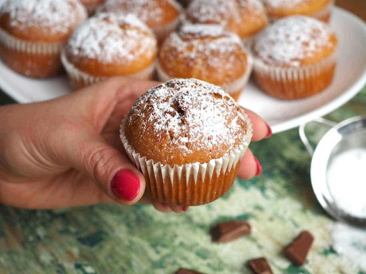 muffinki z czekoladą. Krok po kroku Zosią i Marysia Kuroń