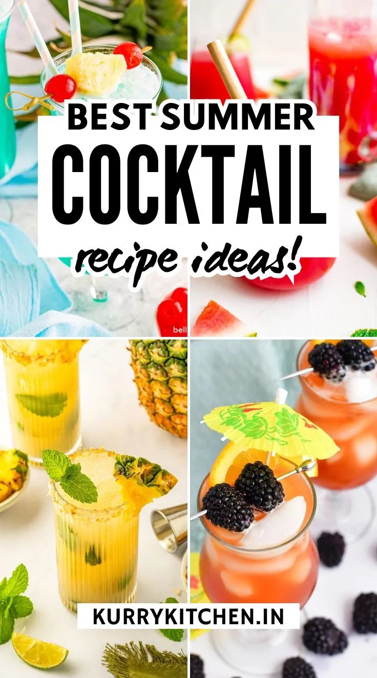25 Best Summer Cocktails For Your Next Summer Party! Kurry Kitchen