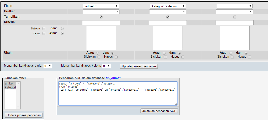 Cara Membuat Query dalam MySQL Kursus Web Programming
