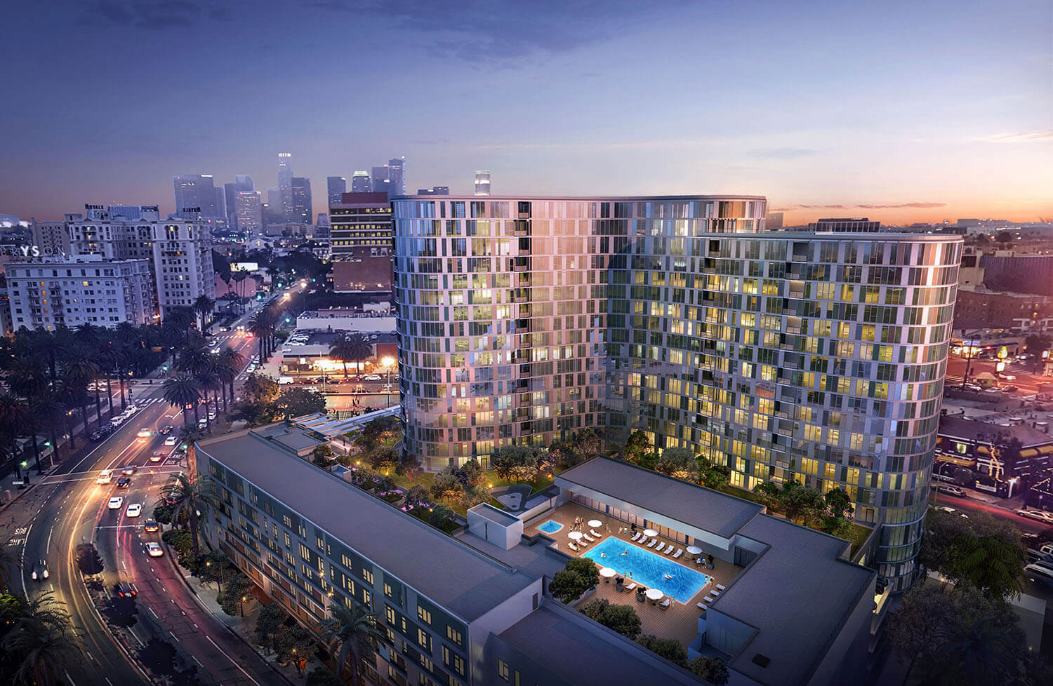 Modern Apartment Residences in Koreatown