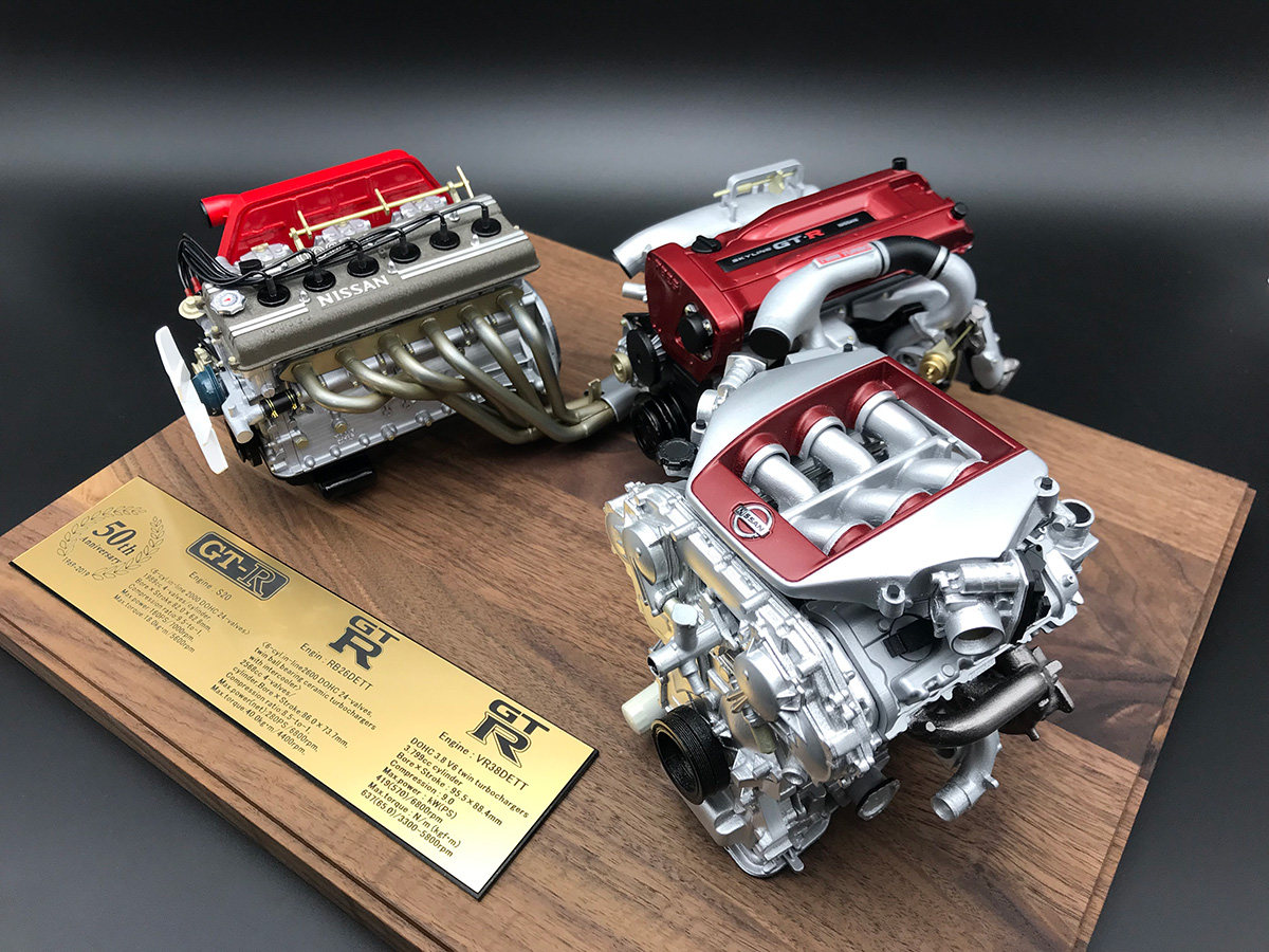 【バーには】 日下エンジニアリング 1/6エンジンモデル TOMEI RB26コンプリートエンジン 26eto6wheels LIFE