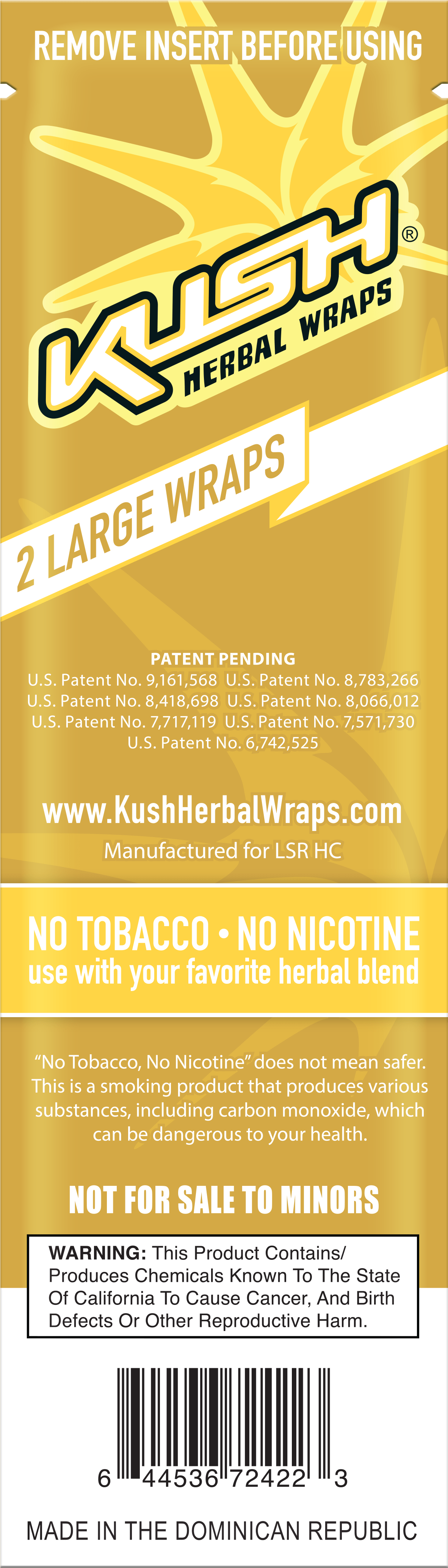 KUSH® CONICAL HERBAL WRAPS Kush Herbal Wraps