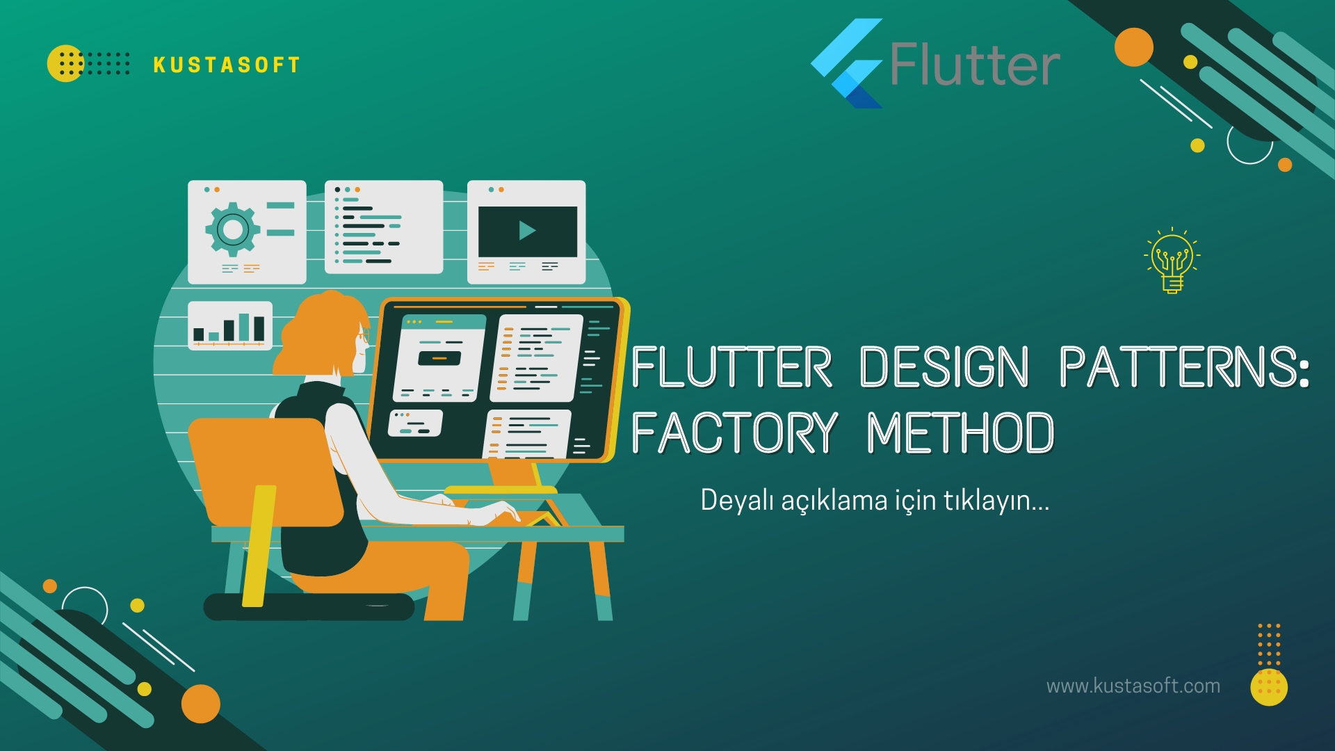 Flutter'da Tasarım Desenleri Fabrika Yöntemi (Flutter Design Patterns