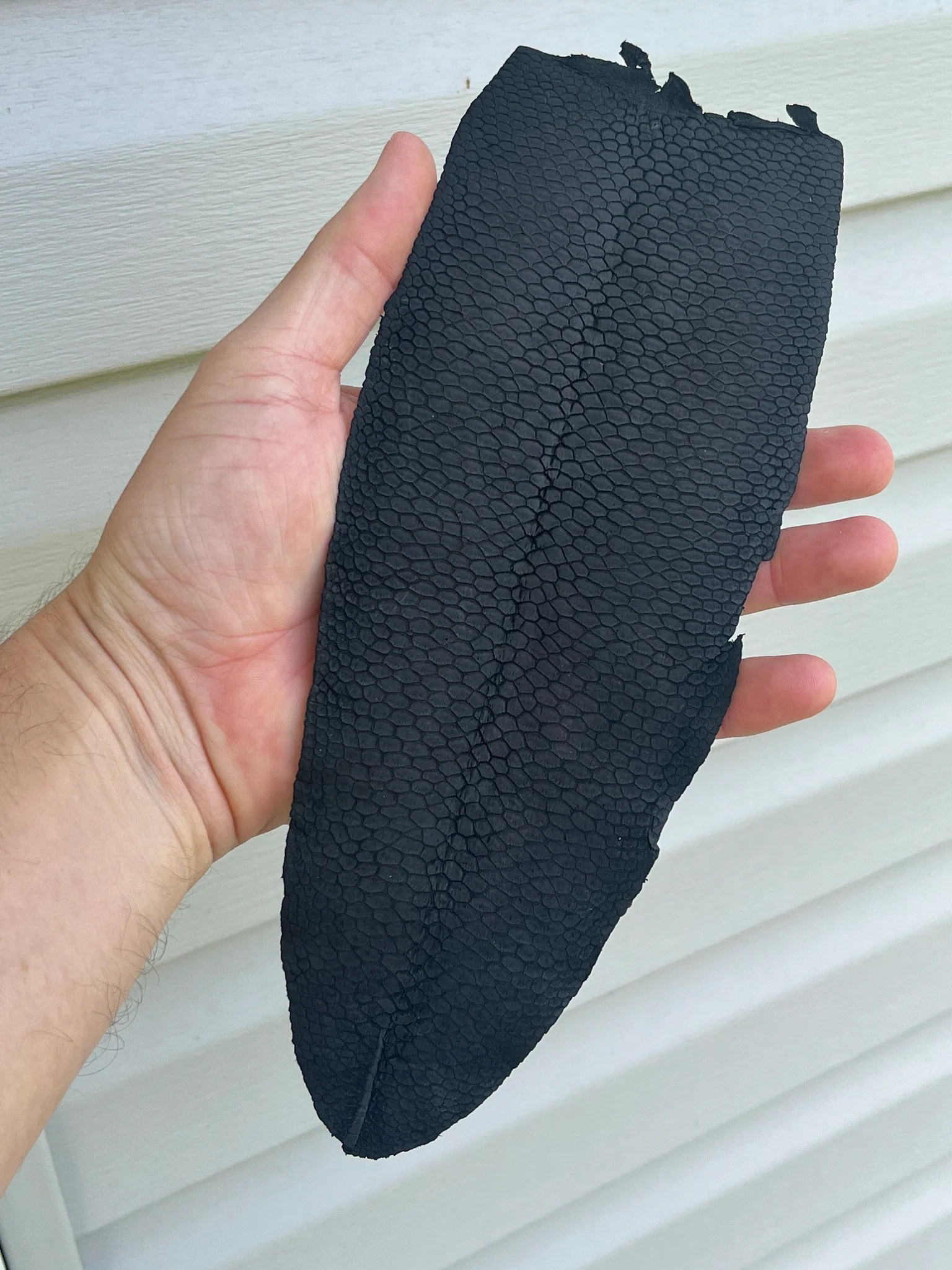 Tanned Beaver Tail Bow Grip Material Kustom King Traditional Archery