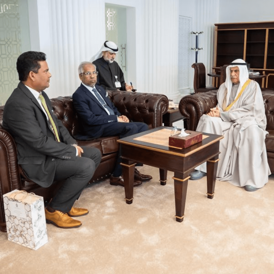 Sri Lankan Ambassador calls on the Kuwait Parliament Speaker Embassy