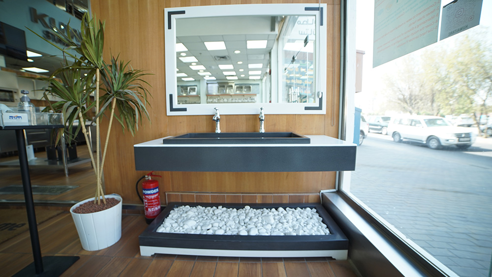 Countertops and Guest Sinks Kuwait Arc