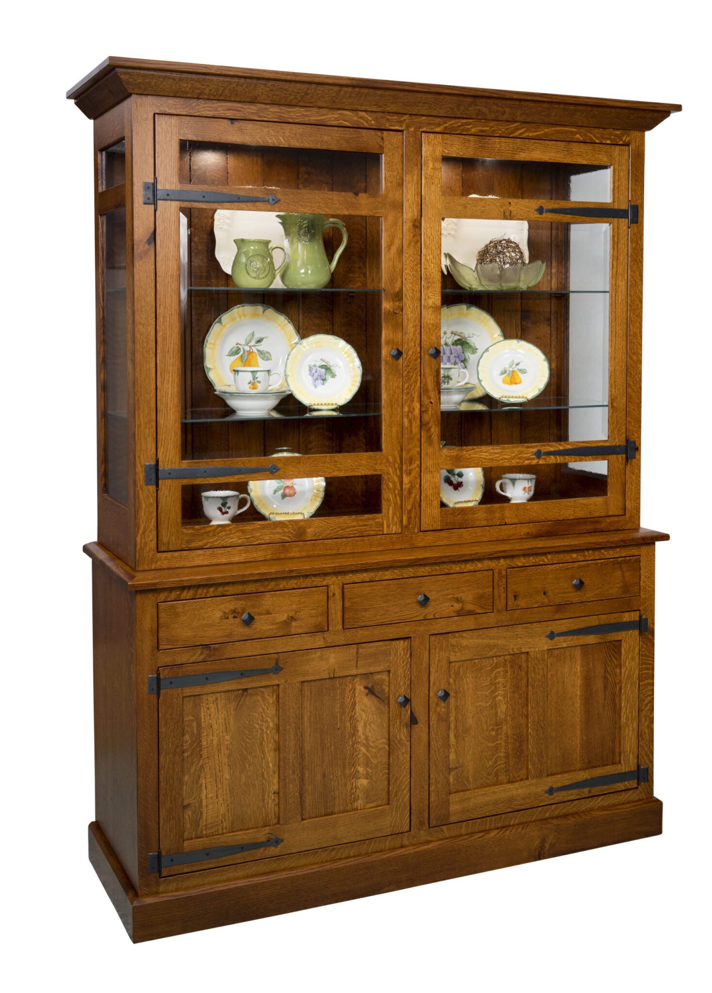 Cheyenne Hutch Amish Solid Wood Hutches Kvadro Furniture