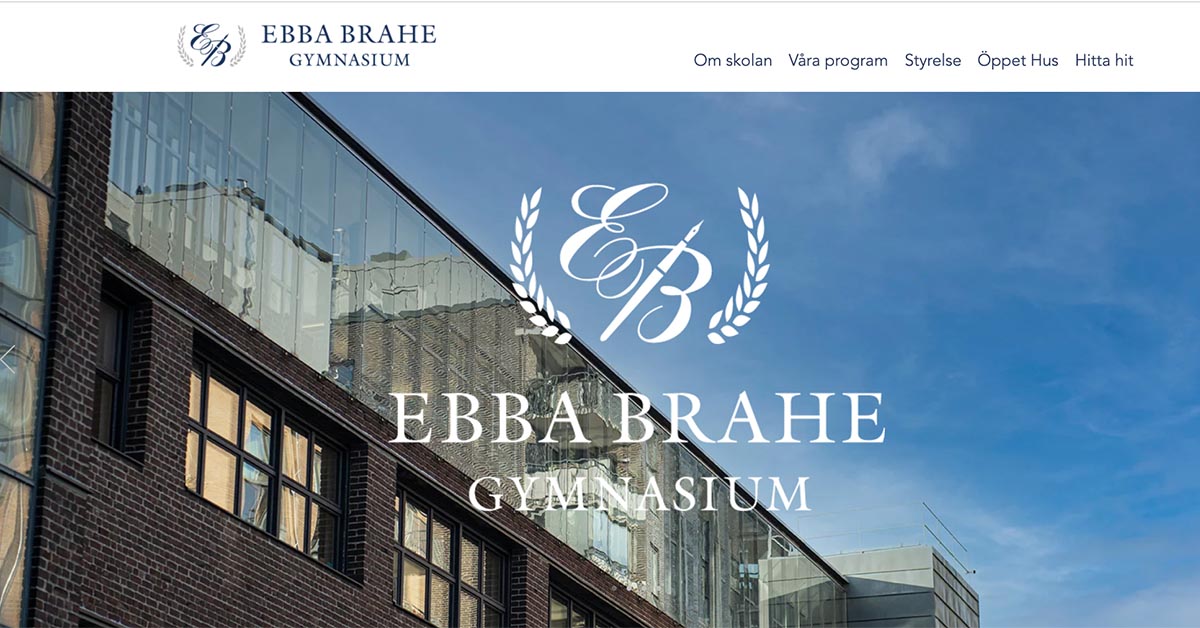 Kvarnholmen Ebba Braheskolan öppnar gymnasium