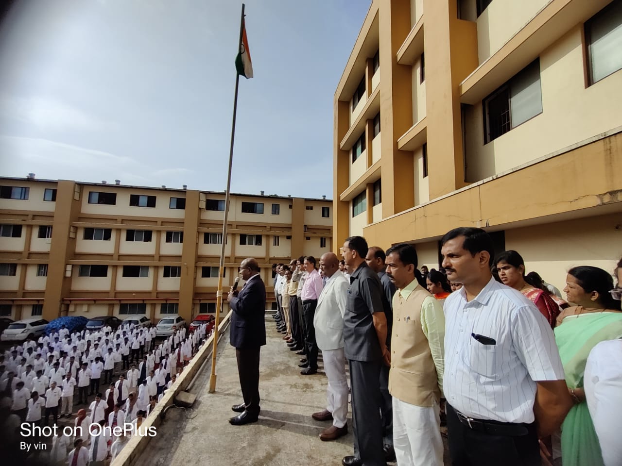 76th Independence Day Celebration at KVG Ayurveda College, Sullia KVG