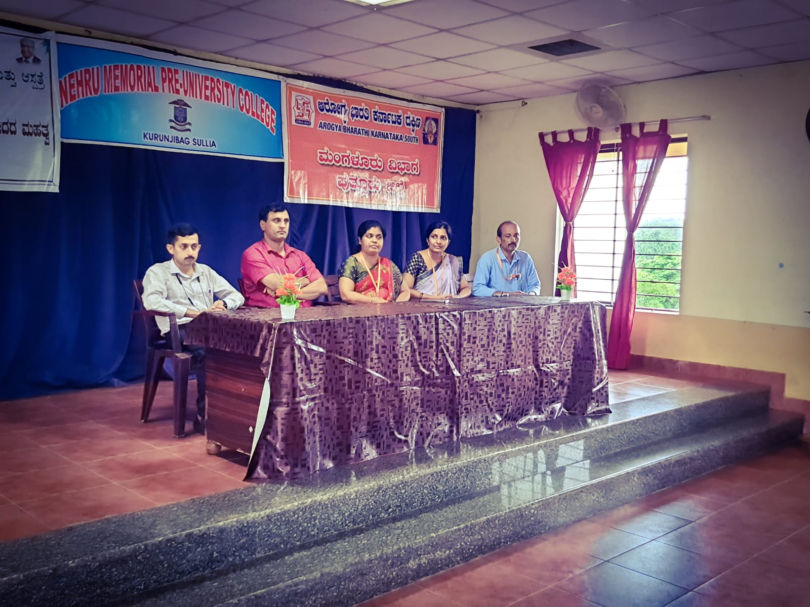 Health for Awareness Conducted at Nehru Memorial College