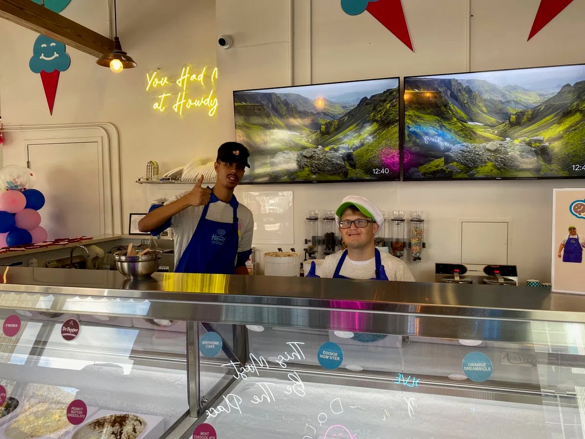 Sunday Funday Moment Downtown El Paso ice cream shop, Howdy’s, offers