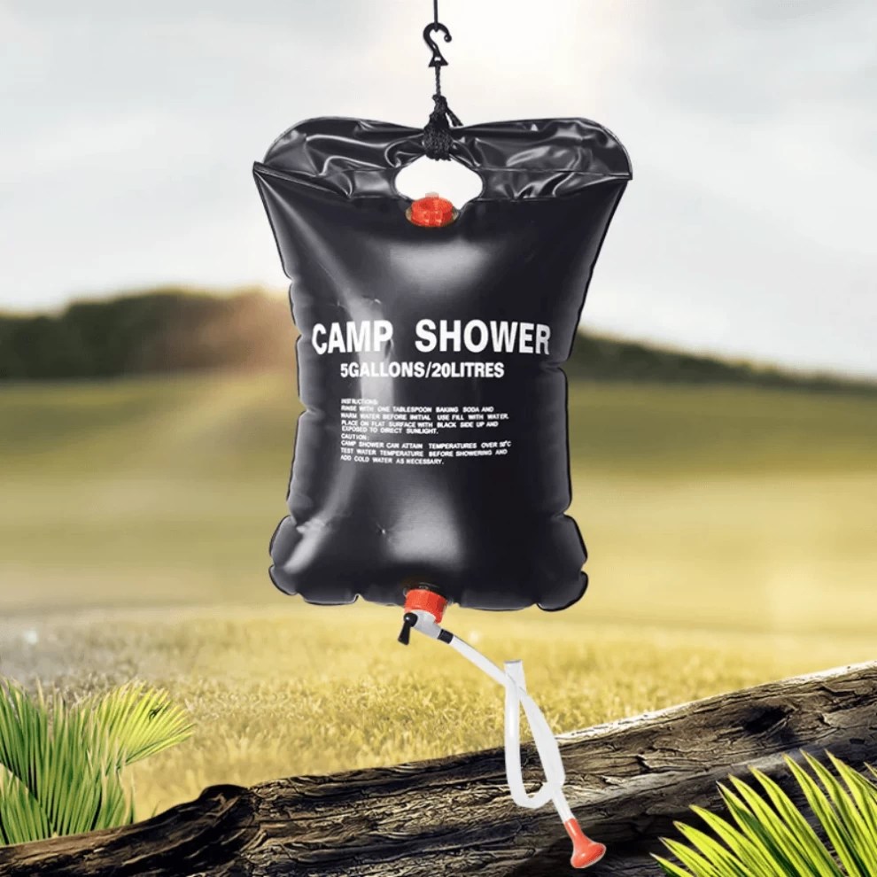 Kash5astore Portable Solar Camp Shower Bag 20 Liter