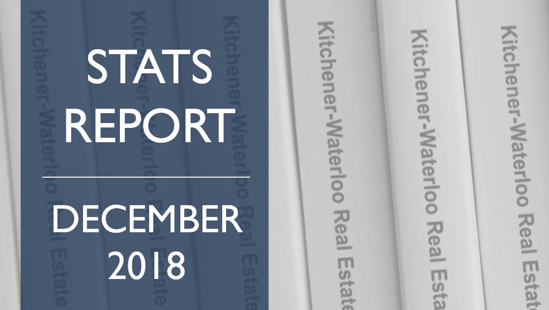 KITCHENER WATERLOO HOME SALES RETURN TO MORE TYPICAL LEVELS IN 2018