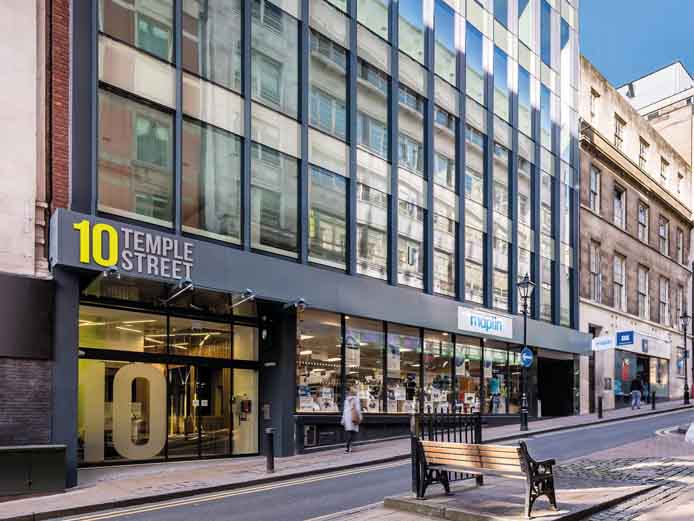 Birmingham city centre office market Rental levels forecast for new high
