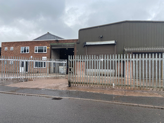 West Coppice Road industrial unit to let Walsall KWB