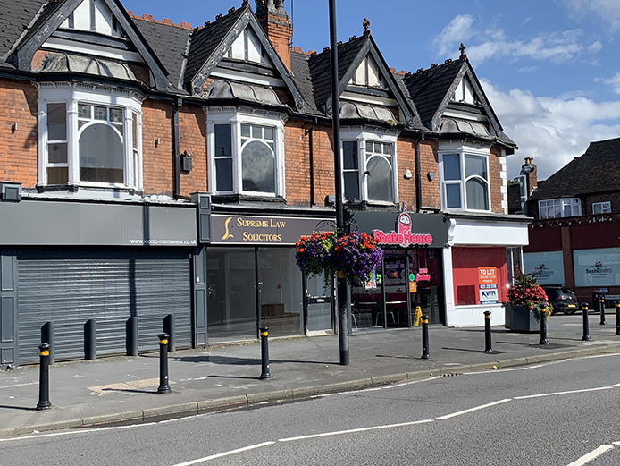 413 Birmingham Road retail unit to rent, Sutton Coldfield