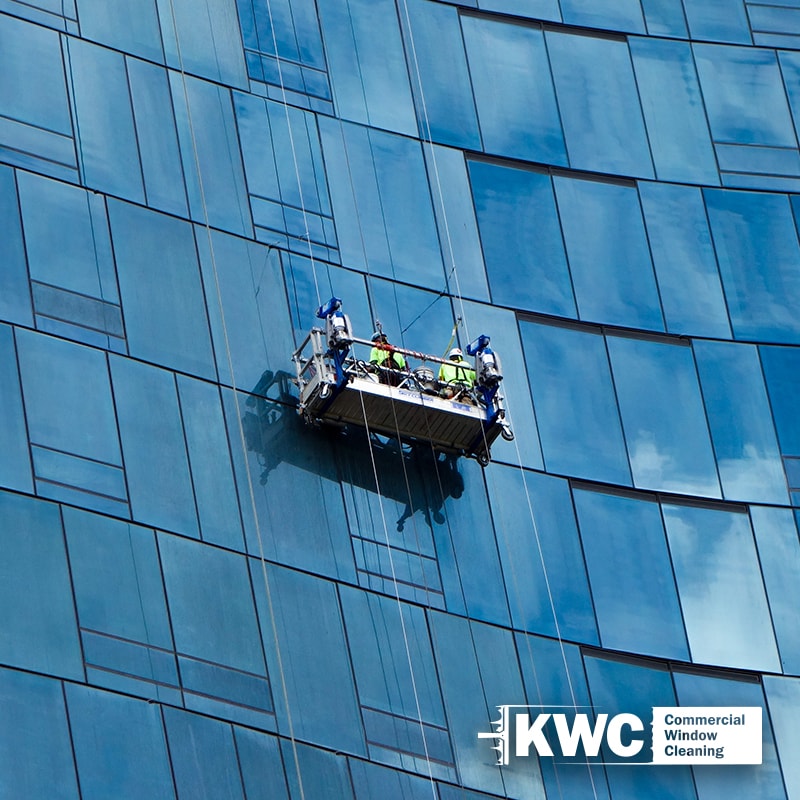 High Rise Window Cleaning Calgary by KWC Commercial